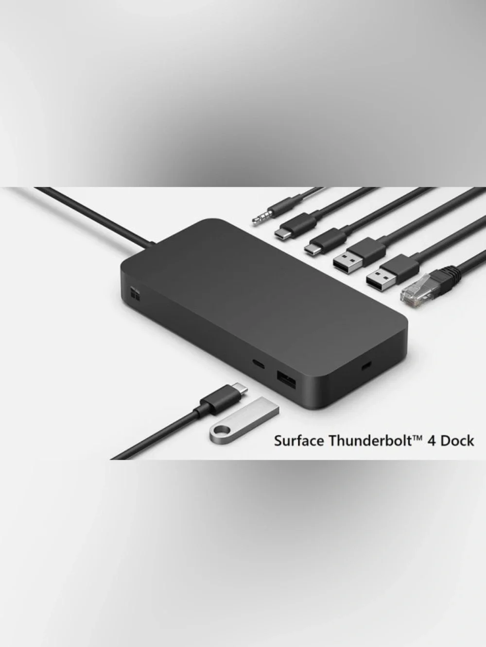 New in Box - Microsoft Surface Thunderbolt 4 Dock - Matte Black